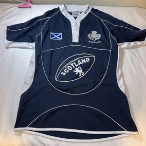 Scotland Kids Rugby Jersey - Blue and White